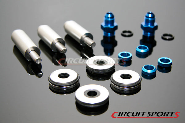 SBS RAIL取付済みDECK-0 GRY type A LFE Fuel Rail Kit, Top Feed (Billet Aluminum) - Nissan S13