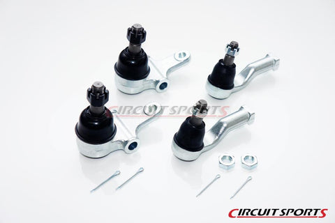 Extended Lower Ball Joints and R Package Tie Rod Ends Combo - Mazda Miata MX5 NA/NB 1990-2005