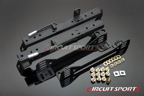Circuit Sports Seat Rails (Double Lock, Side Mount) - Nissan 240SX/180SX/Silvia ('89-98 S13/S14)