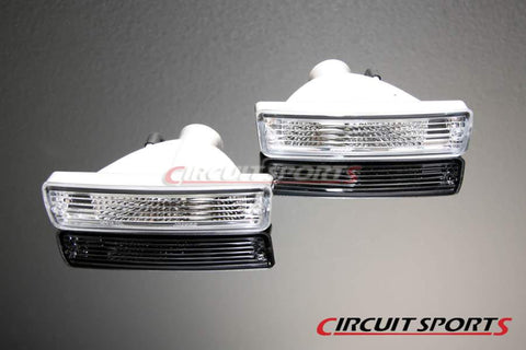 Front Turn Signals (Clear) - Nissan 240SX/180SX ('89-90 USDM/JDM S13)