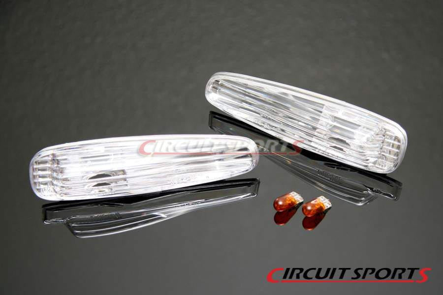 Conn ladyマーク　初期型 Front Corner Lights (Clear) - Nissan Silvia only ('89-94 S13