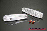 Front Bumper Sidemarkers (Clear) - Nissan 240SX/Silvia ('95-98 S14)