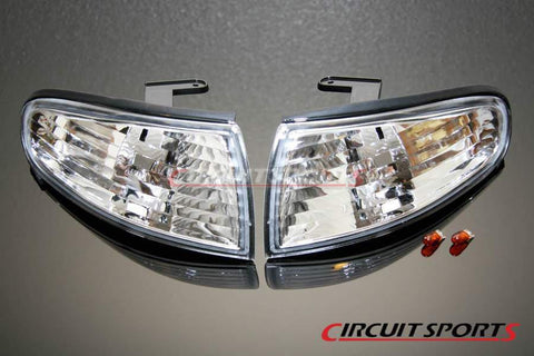 Front Corner Lights (Clear) - Nissan 240SX/Silvia ('95-96 S14 Zenki)